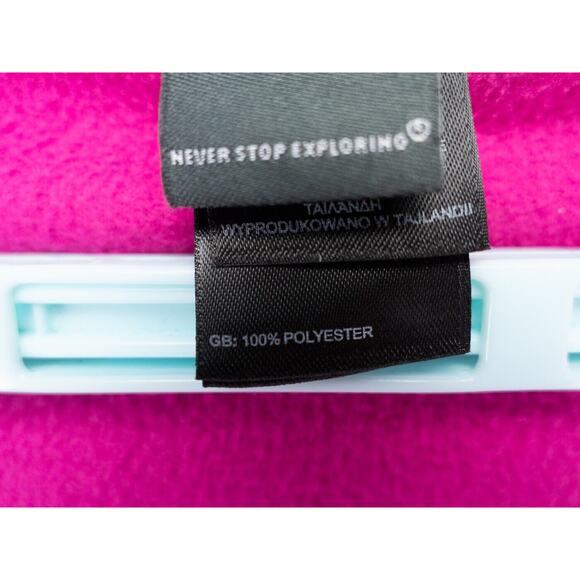 The North Face Jacket Womens Small Fuchsia Pink Full Zip Hooded Fleece Gorpcore - Picture 4 of 12